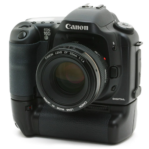 Canon EOS 10D met grip