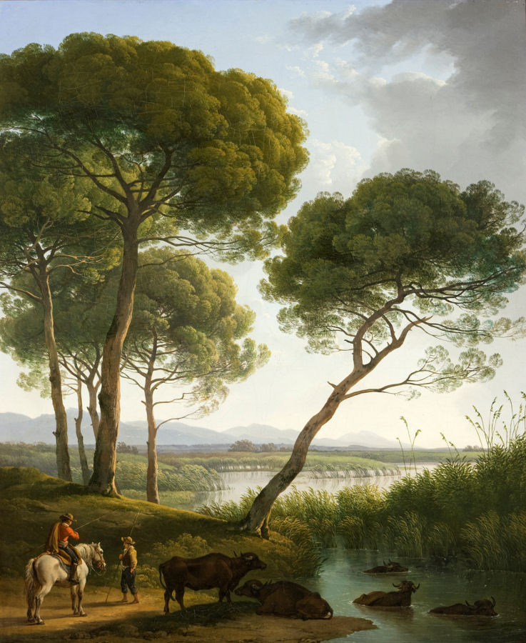 Hendrik Voogd -  Italiaans landschap