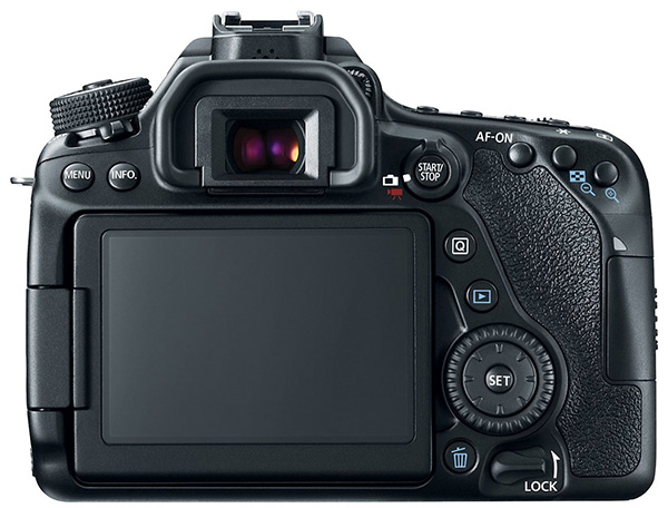 Canon 80d back