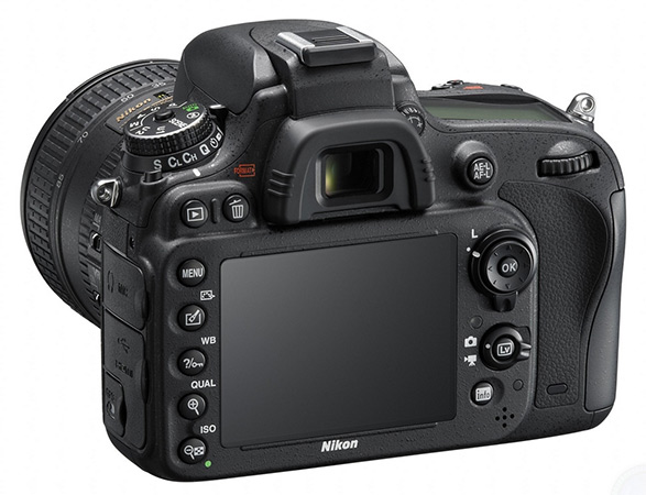 Nikon d600 back