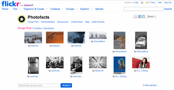 Photofacts Flickr group start