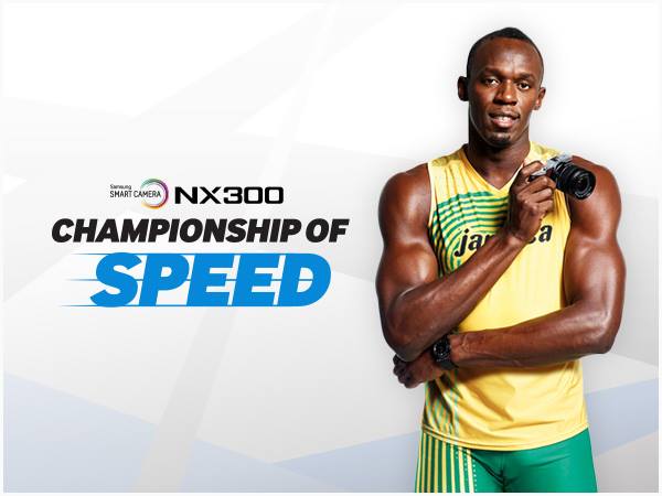Usain Bolt Samsung NX300
