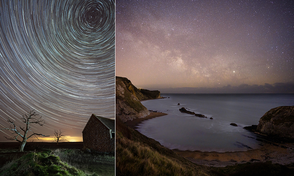 Andrew Whyte - star trails milky way