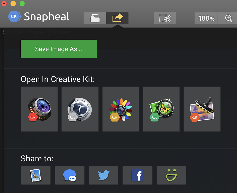 Snapheal save-share