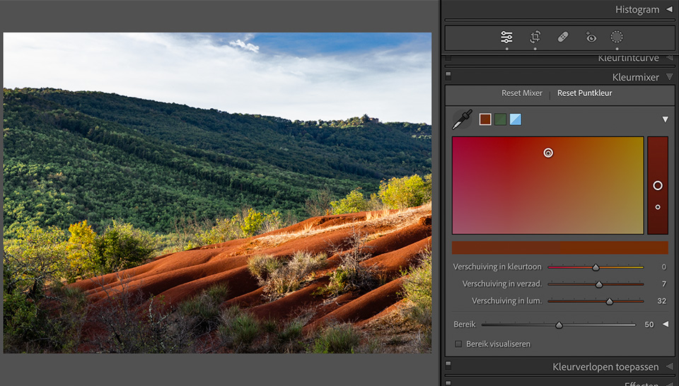 Adobe lrc v13 kleurmixer