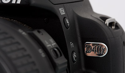 Nikon D40x voorkant