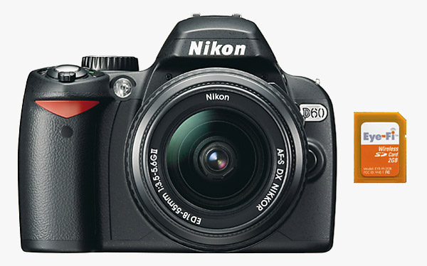 Nikon D60 en de Eye-Fi