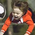 Canon reclame; voetbal kids