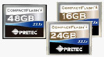 Pretec 28 GB CF cards
