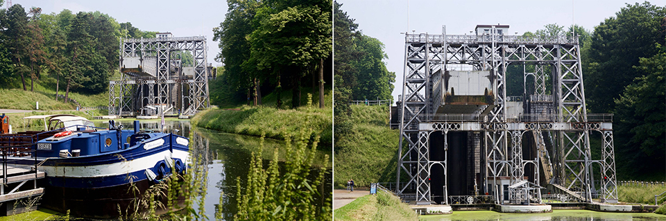 Scheepsliften in la Louvière Scheepsliften in la Louvière