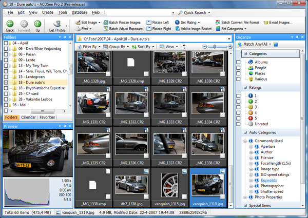Acdsee Pro 2.0 Beta screenshot