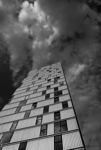 Gebouw in Zwart-wit Gebouw in Zwart-wit