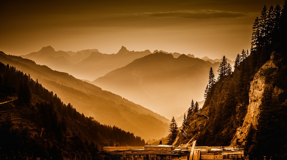 Albergpass landschapsfoto Albergpass landschapsfoto