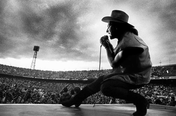 De foto die Lex van Rossen wereldberoemd maakte Bono, U2