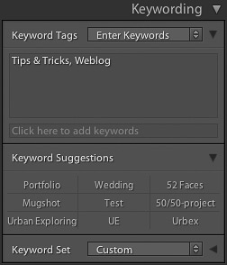 Lightroom Trefwoorden Lightroom Trefwoorden