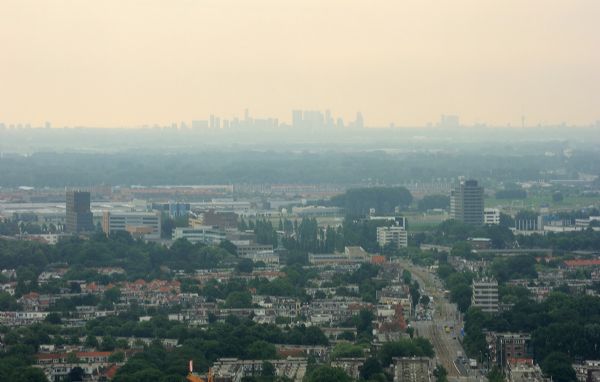 Haagse Toren; zicht op Rotterdam Haagse toren rotterdam
