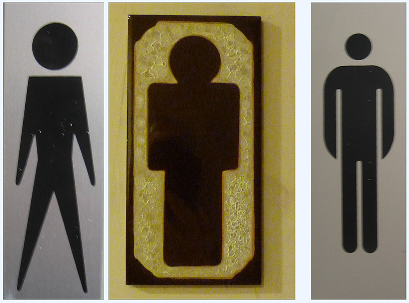 Strakke herenpictogrammen Strakke herenpictogrammen