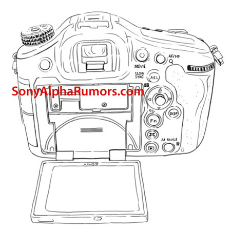 Sony Alpha 99 tekening