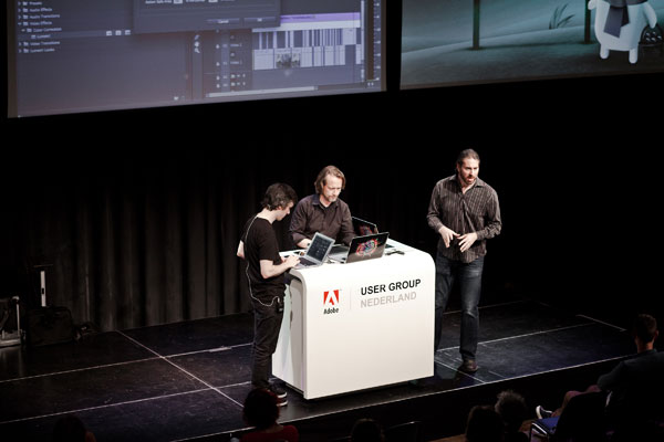 Adobe Creative Days - Michael Chaize, Jason Levine en Rufus Deuchler