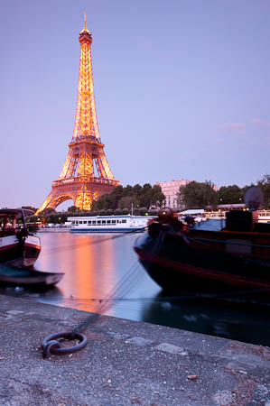 Eiffeltoren met de Seine