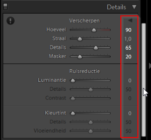 Lightroom Sharpening