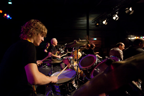 jonge drummer