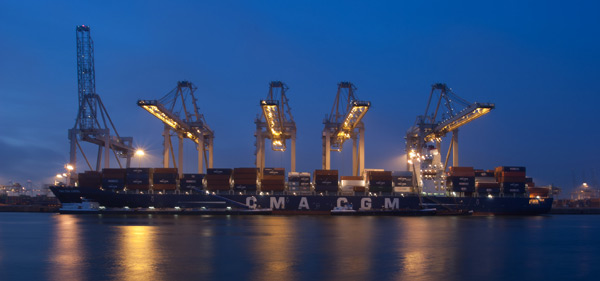 Frans containerschip Frans containerschip