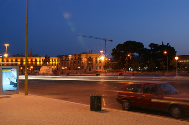 Centraal plein van Tirana Centraal plein van Tirana