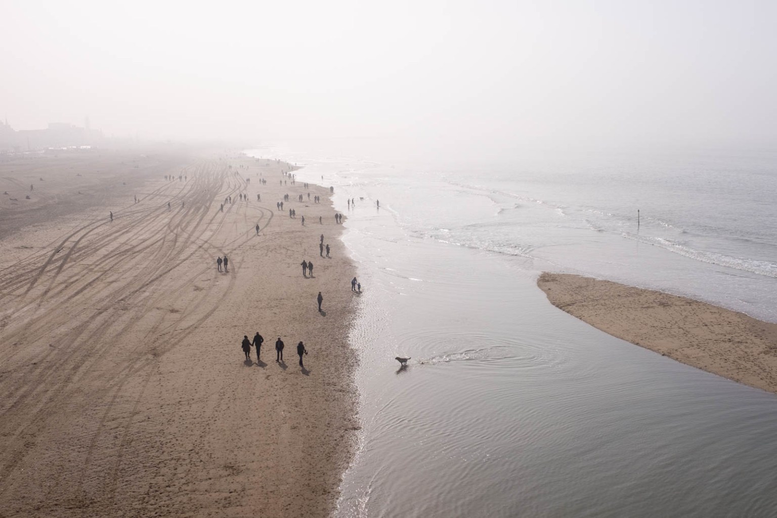 Atmosferisch perspectief scheveningen