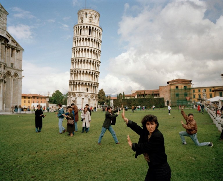 © Martin Parr. The Leaning Tower of Pisa, 1990.