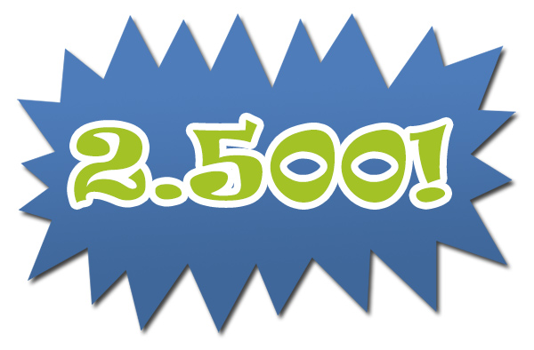 2500! 2500