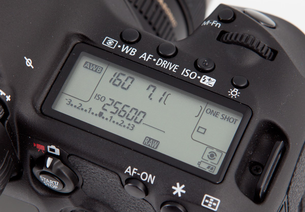 One-shot AF 5d mk3 top screen