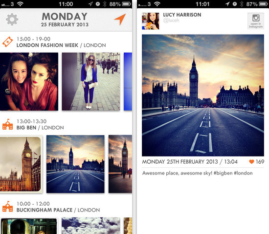 Alibi app Alibi app screens
