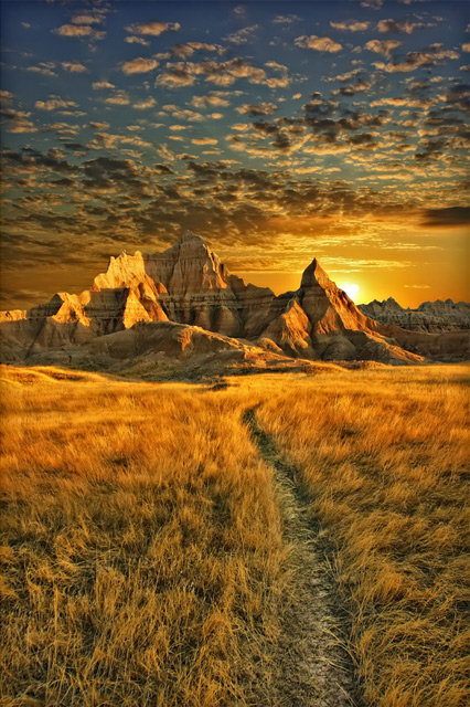 Badlands sunrise