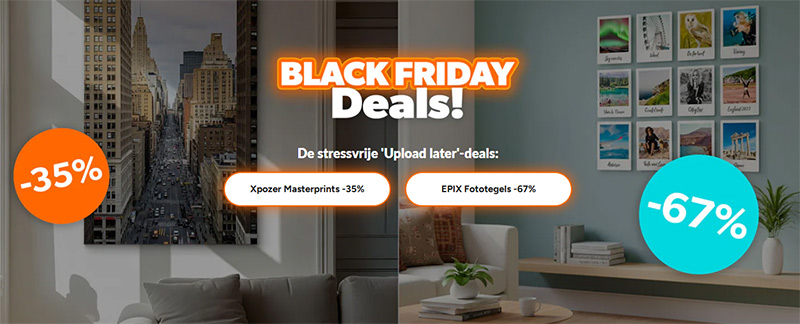 Black Friday bij Xpozer Black Friday bij Xpozer
