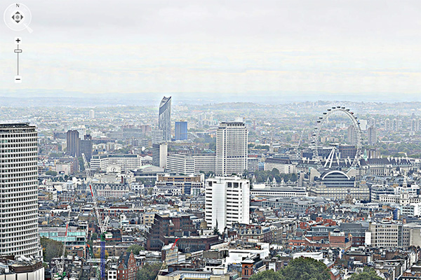 320 gigapixel panorama van Londen Bt pano london