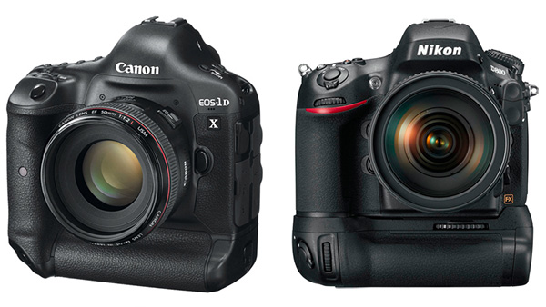 Canon 1dx nikon d800e