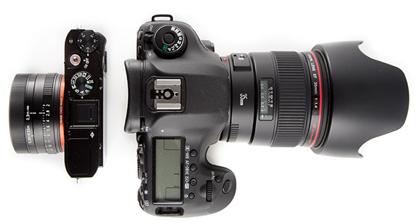Canon 5d mk3 vs sony rx1