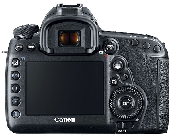 Canon 5D mark IV - achterkant Canon 5d mk4 back