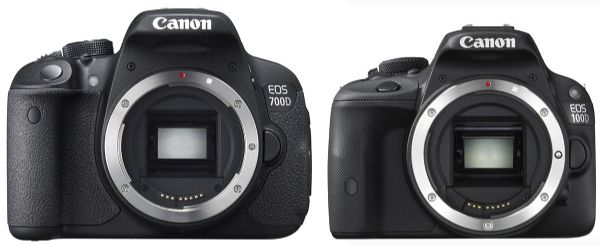 Canon 700D versus de Canon 100D Canon 700d vs 100d