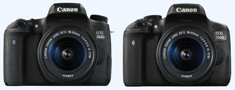 Canon 760D en de 750D