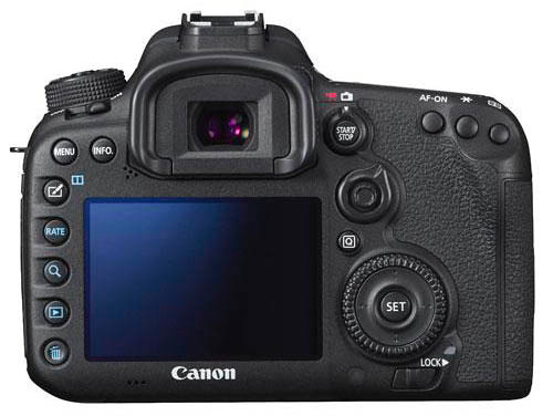 Canon 7d mark ii back