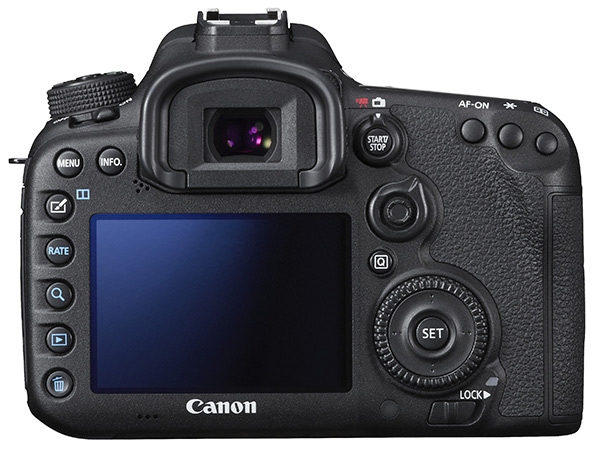 Canon eos 7d mark ii back