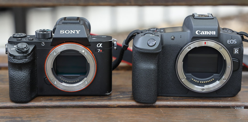 Canon EOS R vs Sony a7R mark II