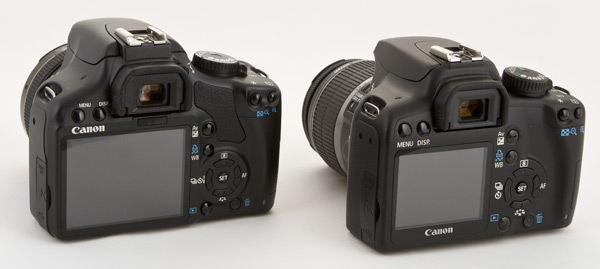 Canon 450D en de Canon 1000D