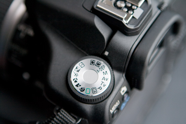 Canon 50D; Programmakeuze Canon 50D; Programmakeuze