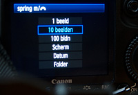 Menu instelling aanpassen Menu instelling aanpassen