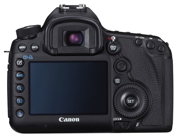 Canon 5D mark III; achterkant Canon 5D mark III; achterkant