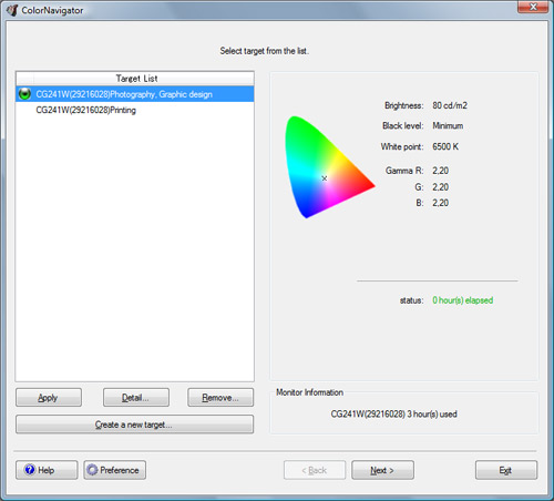 Colornavigator software; het calibratieproces