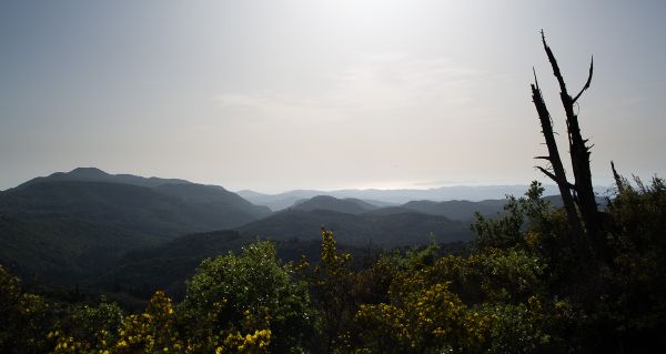 Corfu bergzicht